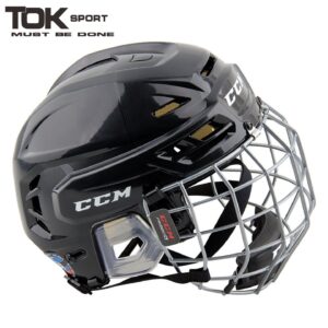 CCM Ice Hockey Helmet With A Full-Face Cage